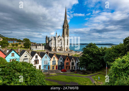 St. Colman's Cathedral in Cobh, Ireland Stock Photo