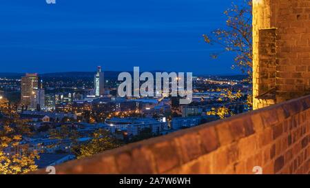 Center of Brno from Spilberk Castle hill Stock Photo