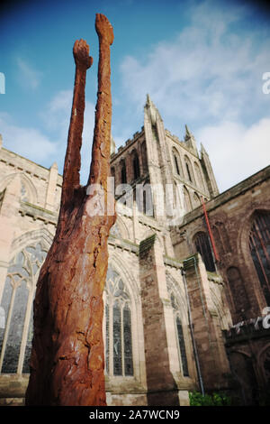 Hereford Cathedral, Hereford, UK - Beyond Limitations sculpture by ...