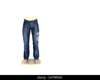 3d render of blue jean Stock Photo