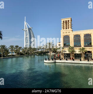 BUR-AL-ARAB, LUXURY HOTEL Stock Photo