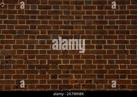 close up of an old wall made from bricks Stock Photo
