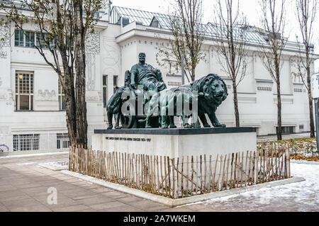 Statue of Marcus Antonius in Vienna, Austria by Arthur Strasser Stock Photo