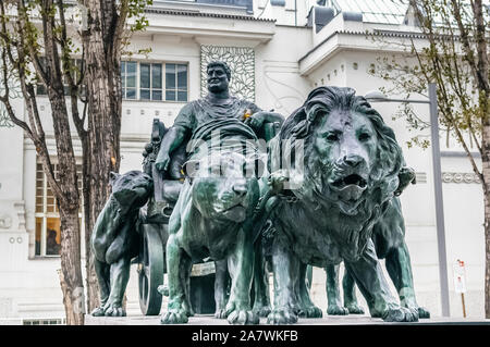 Statue of Marcus Antonius in Vienna, Austria by Arthur Strasser Stock Photo