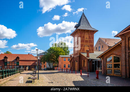 Historical City of Teterow, Mecklenburg Vorpommern, Germany Stock Photo