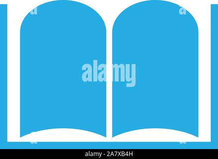 Book icon on white background. Book symbol. blue book sign. flat style. book icon for your web site design, logo, app, UI. Stock Vector