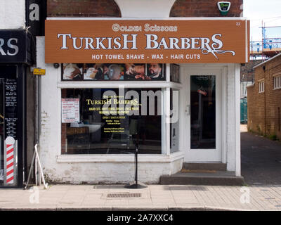 Turkish Barbers Stock Photo