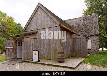 The Museum of Lachine or Musée de Lachine in the 17th-century Maison Ber-Le Moyne house, Montreal, Quebec, Canada Stock Photo