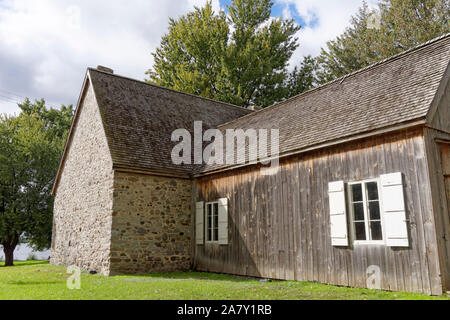 The Museum of Lachine or Musée de Lachine in the 17th-century Maison Ber-Le Moyne house, Montreal, Quebec, Canada Stock Photo