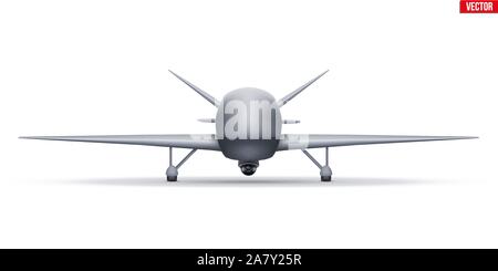 UAV Drone Unmanned air spy Stock Vector