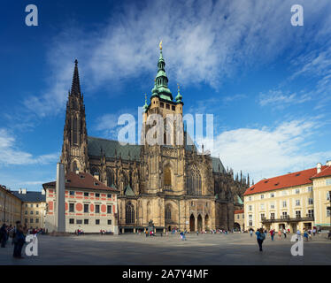 PRAGUE, CZECH REPUBLIC - SEPTEMBER 20, 2014: Saint Vitus Cathedral