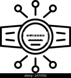 icon, outline style Stock Vector