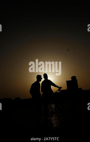 Moulay Assan Square, Essaouira, Morocco Stock Photo