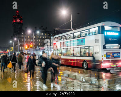 Edinburgh in the Rain Stock Photo