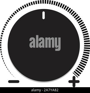 volume control icon. volume control on white background. Stock Vector