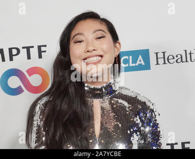 Los Angeles, USA. 04th Nov, 2019. Awkwafina 027 arrives at MPTF's 8th Annual Reel Stories, Real Lives Event at the Directors Guild Of America on November 04, 2019 in Los Angeles, California Credit: Tsuni/USA/Alamy Live News Stock Photo