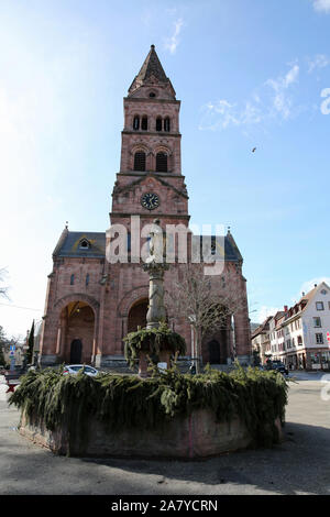 Munster, Haut-Rhin, Alsace, France, Europe Stock Photo
