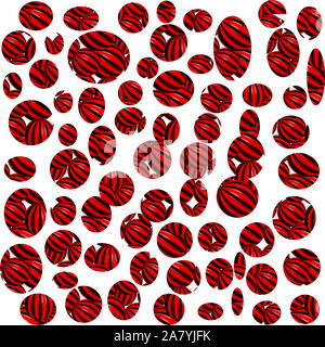 3d ball illustrator pattern background design Stock Photo