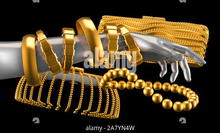 Accessories. 3d illustration 3d rendering Stock Photo
