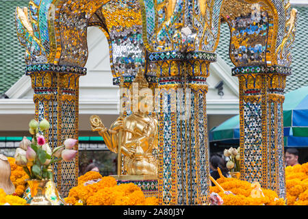 Erawan Brahma Shrine in Bangkok Thailand Stock Photo