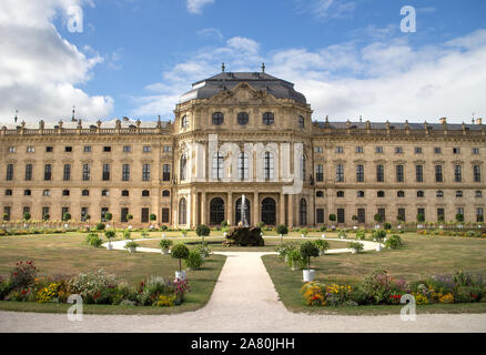 Würzburg Residence (Würzburger Residenz) Palace, Würzburg, Bavaria, Germany Stock Photo