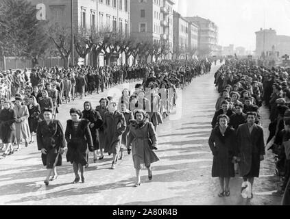 commemoration of the massacre of the assembled foundries of Modena on 9 January 1950 Stock Photo