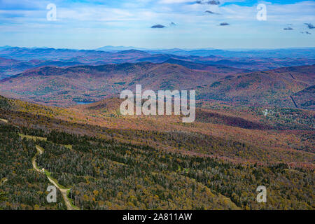 Fall colors in Vermont Stock Photo