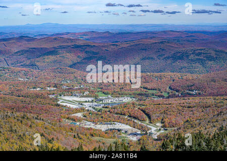 Fall colors in Vermont Stock Photo
