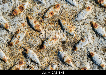 Rust-coloured metal surface Stock Photo