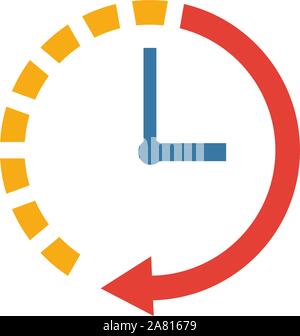 Timing icon. Monochrome style design from business collection. UI ...