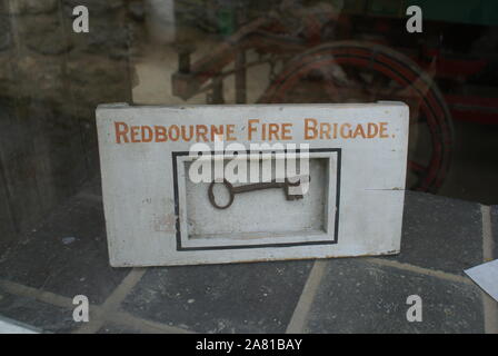Redbourne fire station, Lincolnshire Stock Photo