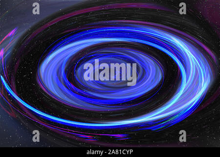 An abstract psychedelic spiral background. Stock Photo