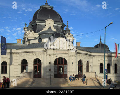 Hungary, Budapest, City Park, Ice Rink Building, Stock Photo