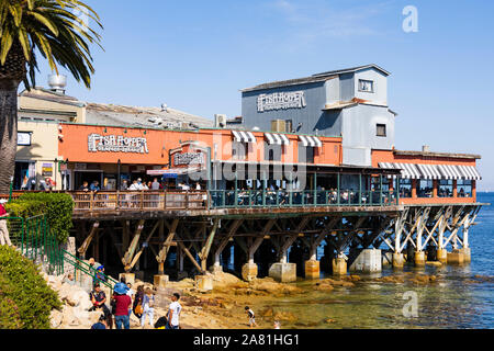 The Fish Hopper restaurant MacAbee beach Cannery Row Monterey