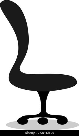 Office chair, illustration, vector on white background. Stock Vector