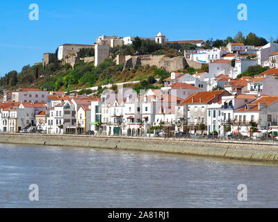 Cityscape of Alcacer do Sol in Portugal which belongs to Sebutal Stock Photo