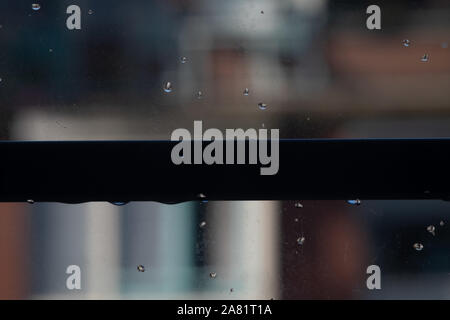 Raindrops on a window Stock Photo