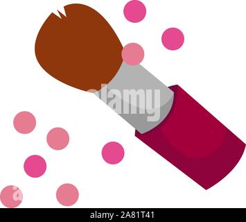 Blush, illustration, vector on white background. Stock Vector