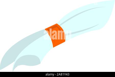Napkins, illustration, vector on white background. Stock Vector