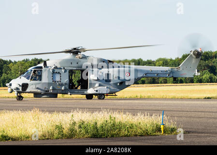 A NHIndustries NH90 multi-role military helicopter of the Italian Navy. Stock Photo