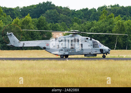 A NHIndustries NH90 multi-role military helicopter of the Italian Navy. Stock Photo