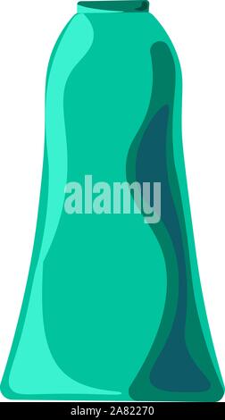 Blue skirt, illustration, vector on white background. Stock Vector