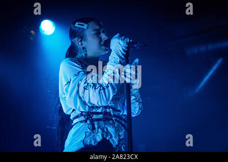 Oslo, Norway. 05th Nov, 2019. The English singer and songwriter Charli XCX performs a live concert at John Dee in Oslo. (Photo Credit: Gonzales Photo/Tord Litleskare/Alamy Live News). Stock Photo