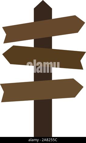 Direction arrows, illustration, vector on white background. Stock Vector