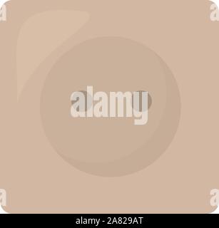 Socket, illustration, vector on white background. Stock Vector