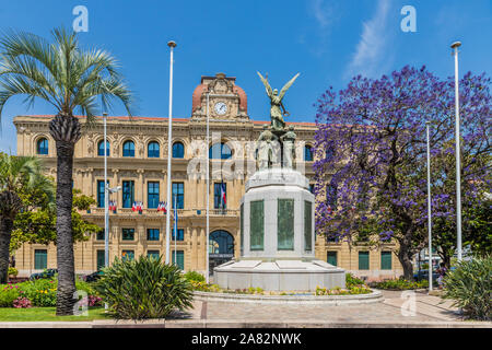 A typical view in Cannes in France Stock Photo