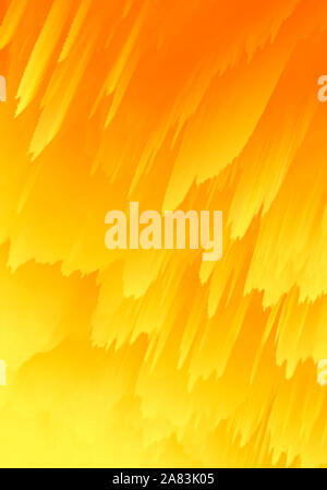 Blurred vivid yellow and orange color 3d background. Strict lines from top to bottom. Gradient coloring. Stock Photo