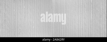 Rough white plaster with vertical stripe pattern Stock Photo