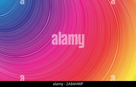 Abstract colorful background with lines and circles. Vector illustration EPS10 Stock Vector