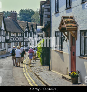 Mill Street, Warwick, Warwickshire, England, UK Stock Photo